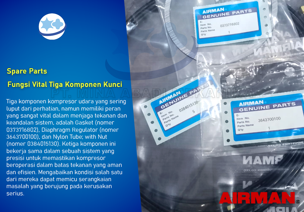 komponen kompresor udara