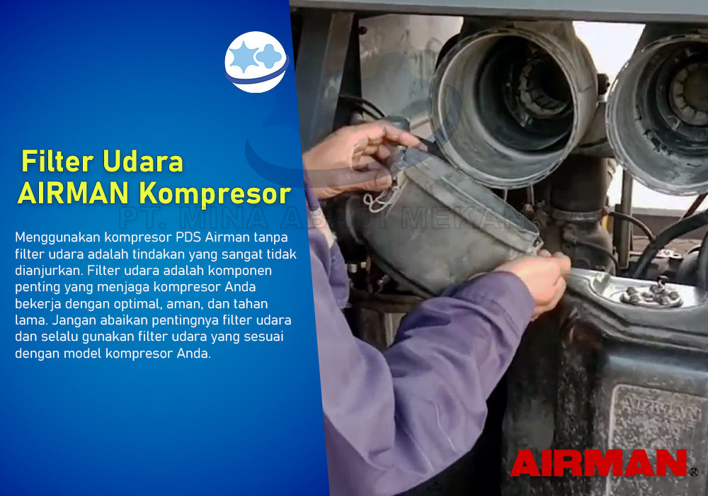 filter udara kompresor pds airman