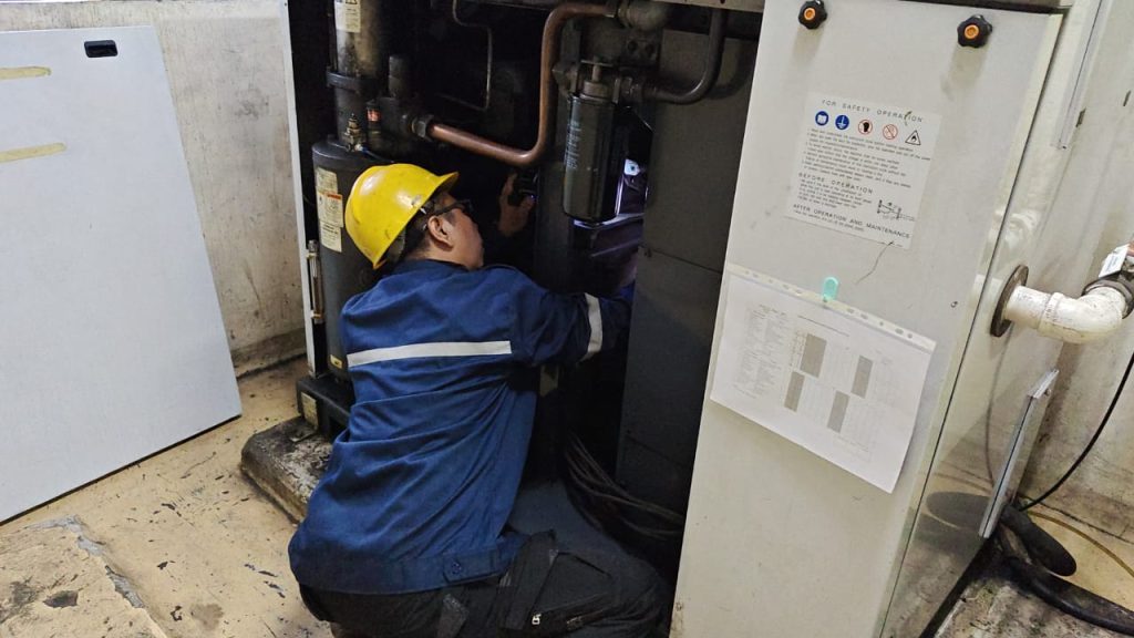 Kompresor AIRMANPemeriksaan